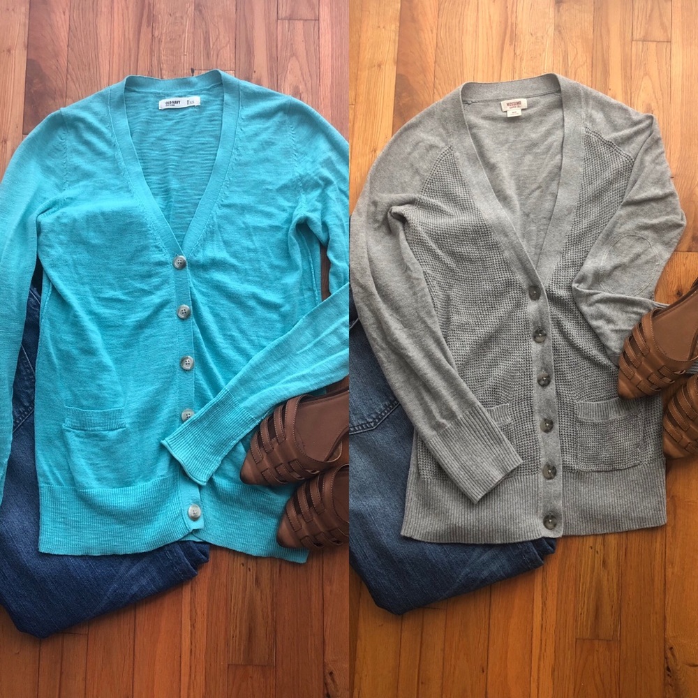 2/$10. Lot of 2 cardigans